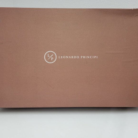 Leonardo Principi brown tall leather boots - Picture 4 of 5